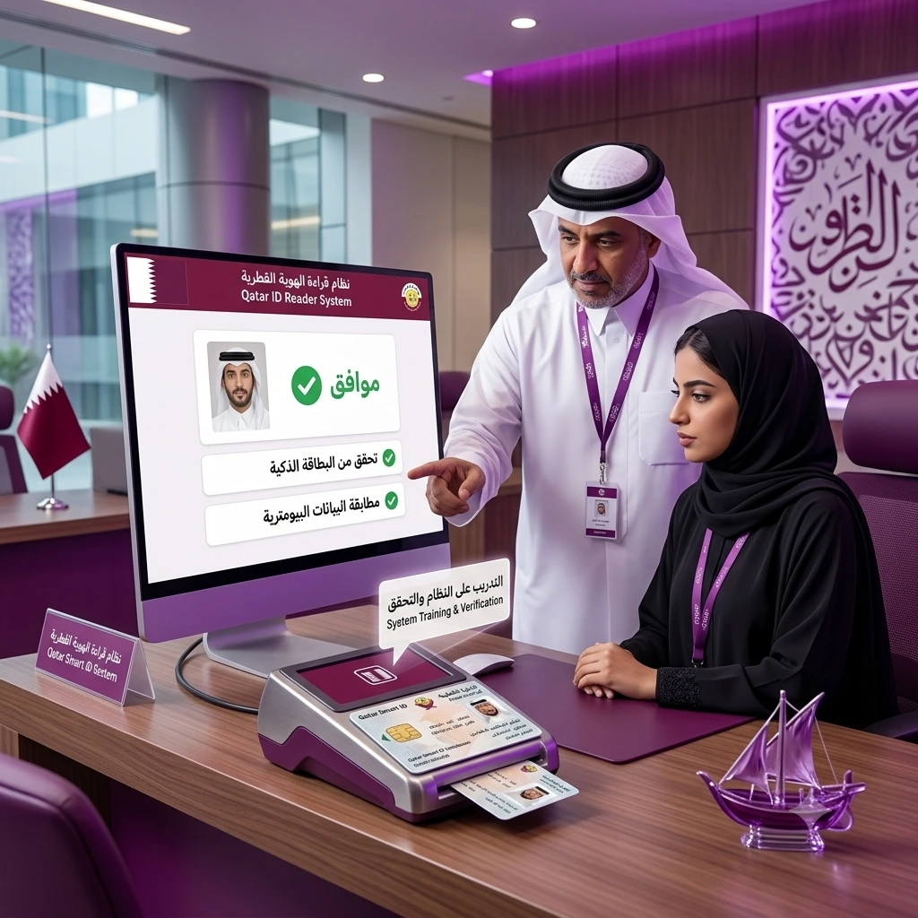 qatar id card reader software